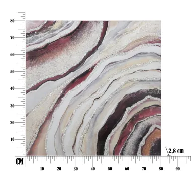 OBRAZ NA PŁÓTNIE REDY 80X2,8X80 cm